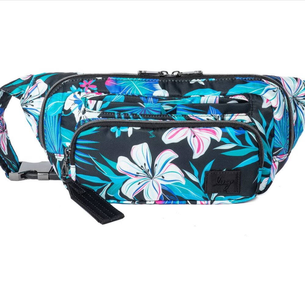 LUG Hitch Belt Bag Hibiscus Multi BNWT
